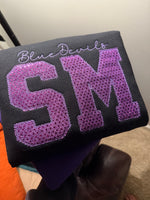 SM embroidered with sequins