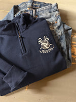 Custom Volleyball Embroidered Quarter zip