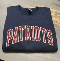 Patriots embroidered glitter