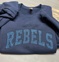 REBELS embroidered glitter