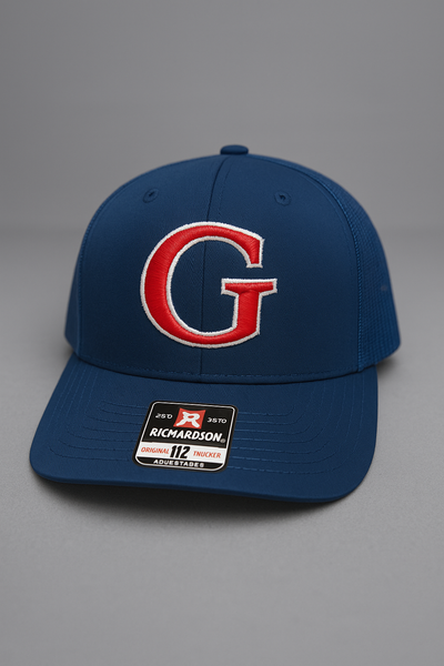 Puff Embroidered G Trucker Hat
