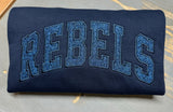 REBELS embroidered glitter