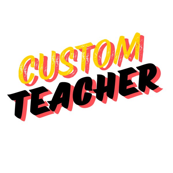 Teacher/Teacher Aide with sleeve embroidered