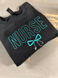 Nurse with bow embroidered