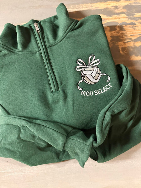 MOV Select Volleyball Embroidered Quarter zip