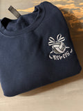Rebels volleyball style Embroidered CREWNECK