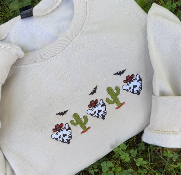 Western Halloween Embroidered Shirt