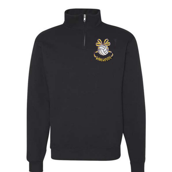 blue devils Volleyball Embroidered Quarter zip