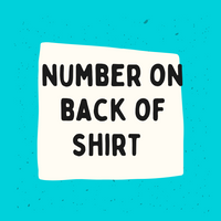 Number on Back of Shirt