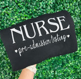 Nurse embroidered crew or hoodie